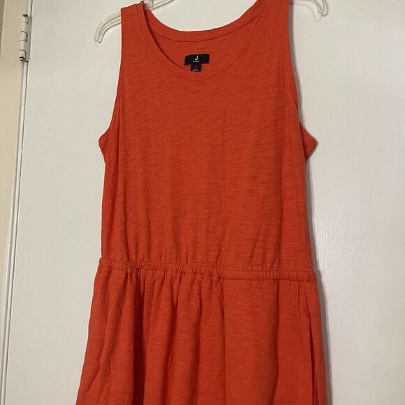 Jason Wu Regular Knit Midi Dress with Eyelet Detail sleeveless cotton size large - Picture 4 of 10